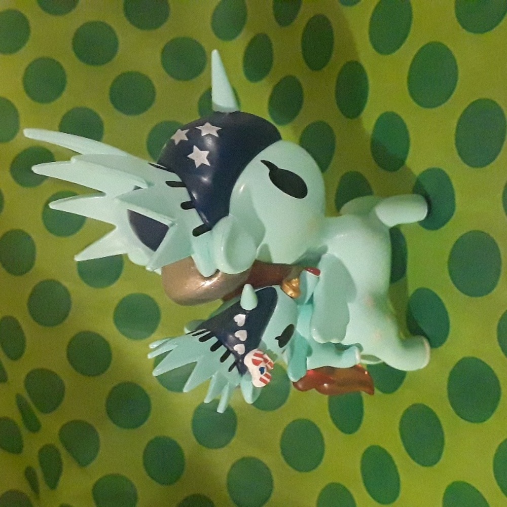 Tokidoki Unicorno Bambino series 2 collectible figure Liberty & Freedom USA 🗽